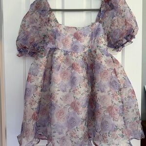Francesca Dress with Puff Sleeves